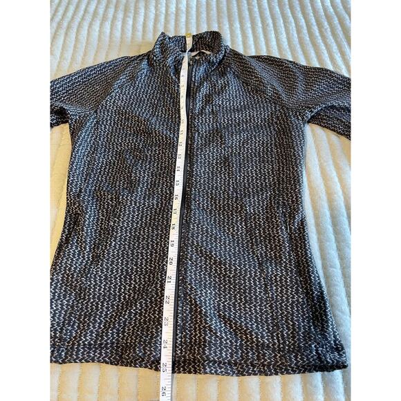 Athleta Heartbeat Hope Herringbone Form Athletic Full Zip Jacket Women’s Small - Picture 10 of 10